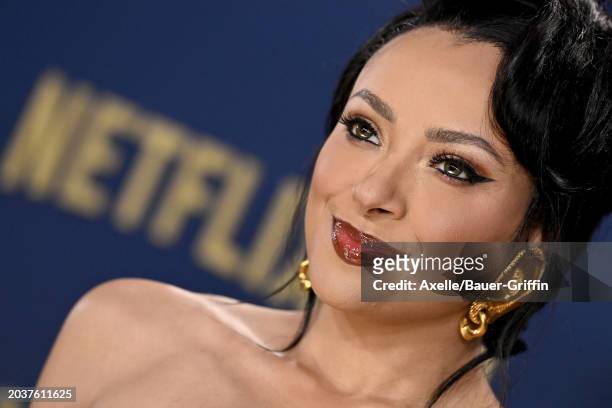 Kat Graham attends the 30th Annual Screen Actors Guild Awards at Shrine Auditorium and Expo Hall on February 24, 2024 in Los Angeles, California.