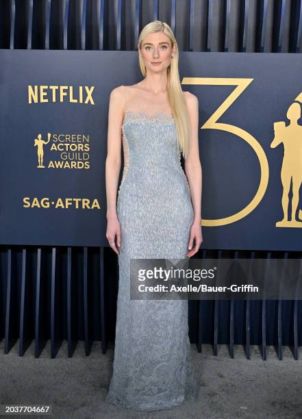 Elizabeth Debicki attends the 30th Annual Screen Actors Guild Awards at Shrine Auditorium and Expo Hall on February 24, 2024 in Los Angeles,...