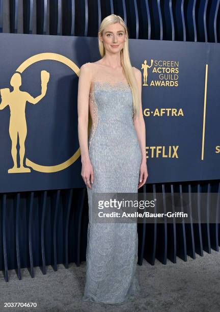 Elizabeth Debicki attends the 30th Annual Screen Actors Guild Awards at Shrine Auditorium and Expo Hall on February 24, 2024 in Los Angeles,...