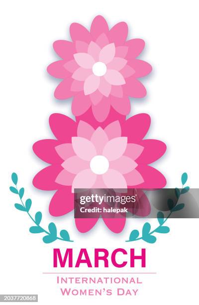 women's day - creative08 stock illustrations