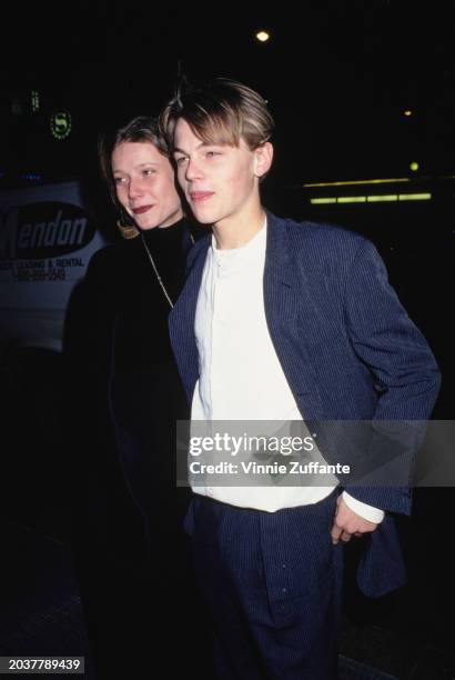 American actress Gwyneth Paltrow and American actor Leonardo DiCaprio attend the 65th Annual National Board of Review of Motion Pictures Awards, held...