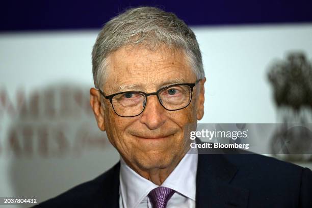 Bill Gates, co-chairman of the Bill and Melinda Gates Foundation, at an event for the Alliance for Global Good Gender Equity and Equality in New...