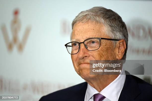 Bill Gates, co-chairman of the Bill and Melinda Gates Foundation, at an event for the Alliance for Global Good Gender Equity and Equality in New...