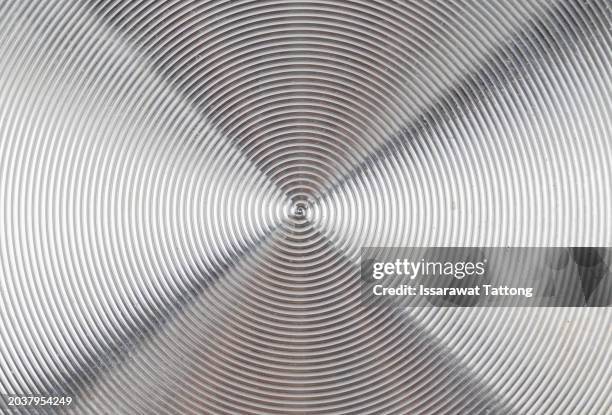 spiral texture on metal surface - durability stock pictures, royalty-free photos & images