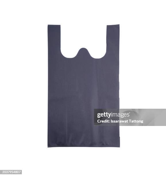 eco friendly beige colour fashion canvas tote bag isolated on white background. reusable bag for groceries and shopping. design template for mock-up. front view - herbruikbare tas stockfoto's en -beelden