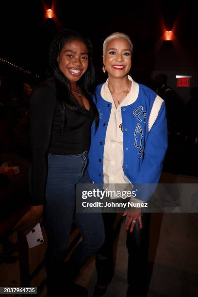 Marsha Thompson and Brandice Daniel attend "Snoopy Presents: Welcome Home, Franklin" New York Screening on February 24, 2024 in New York City.