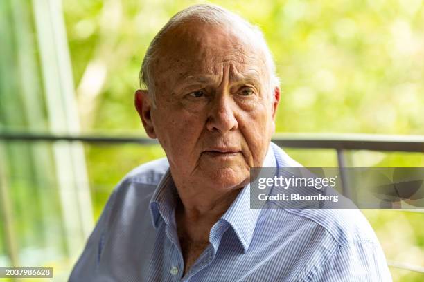 Billionaire Christo Wiese, board member of Shoprite Holdings Ltd., during an interview at the Beau Constantia wine farm in Cape Town, South Africa,...