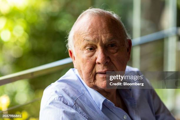 Billionaire Christo Wiese, board member of Shoprite Holdings Ltd., during an interview at the Beau Constantia wine farm in Cape Town, South Africa,...