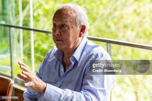 Billionaire Christo Wiese, board member of Shoprite Holdings Ltd., during an interview at the Beau Constantia wine farm in Cape Town, South Africa,...