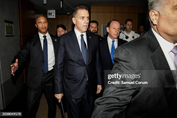 Hunter Biden, son of U.S. President Joe Biden, arrives for a closed-door deposition before the House Committee on Oversight and Accountability, and...