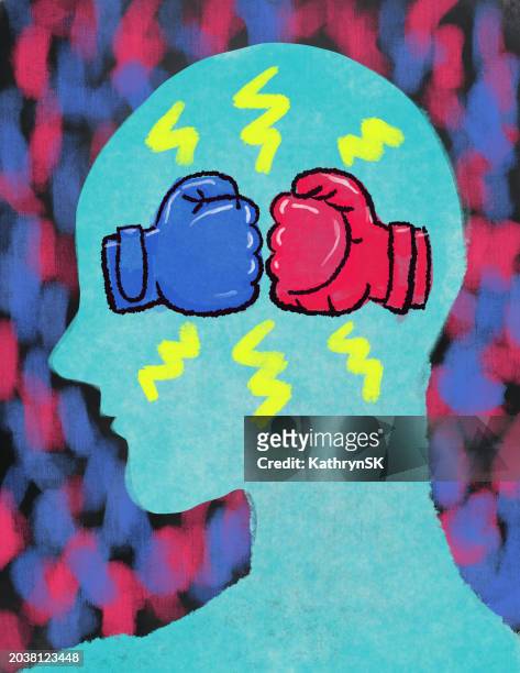 boxing head - kathrynsk stock illustrations