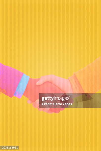 Pink Handshake 64 Respectful Handshake Cartoon Stock Photos, High-Res Pictures, and ...