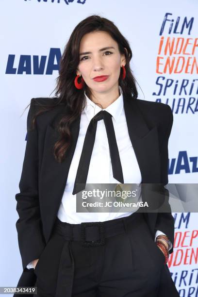 Lila Aviles attends the 2024 Film Independent Spirit Awards on February 25, 2024 in Santa Monica, California.