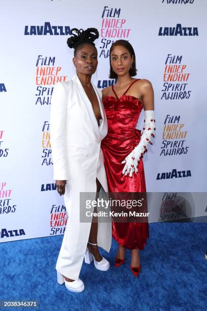 Adina Porter and Clark Backo attend the 2024 Film Independent Spirit Awards on February 25, 2024 in Santa Monica, California.