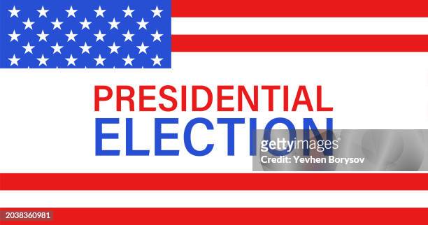 presidential election in united states. vote banner or button election voting poster, card or banner - presidential election stock pictures, royalty-free photos & images
