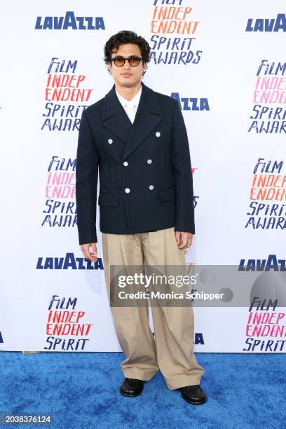 Charles Melton attends the 2024 Film Independent Spirit Awards on February 25, 2024 in Santa Monica, California.