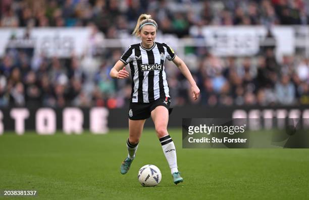 Tyler Dodds of Newcastle United in action during the FA Women's National League Cup match between Newcastle United and Portsmouth at St James' Park...