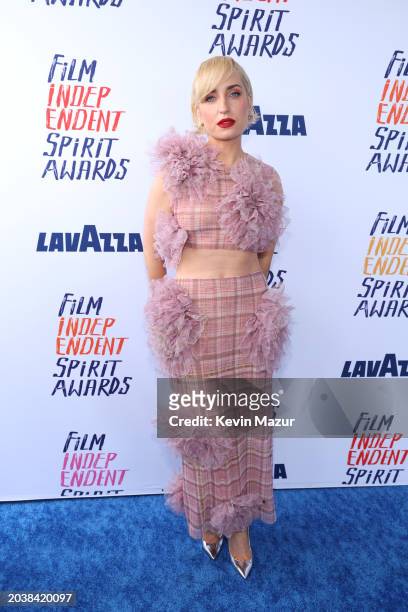Zoe Lister-Jones attends the 2024 Film Independent Spirit Awards on February 25, 2024 in Santa Monica, California.