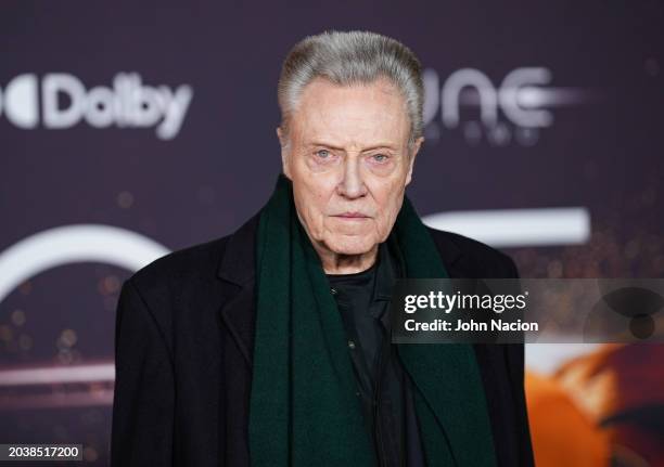 Christopher Walken attends the "Dune: Part Two" New York Premiere at Lincoln Center on February 25, 2024 in New York City.