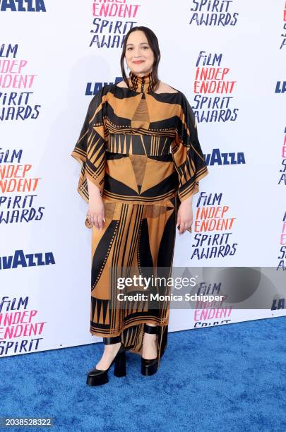 Lily Gladstone attends the 2024 Film Independent Spirit Awards on February 25, 2024 in Santa Monica, California.