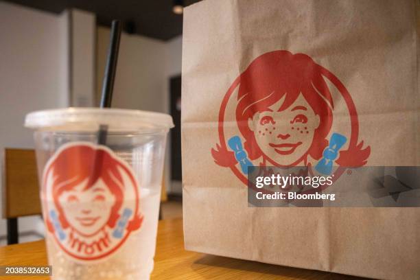 Wendy's Co. Food order arranged at a restaurant in the Queens borough of New York, US, on Wednesday, Feb. 28, 2024. The fast-food chain has moved to...