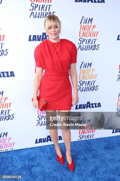 Elizabeth Banks attends the 2024 Film Independent Spirit Awards on February 25, 2024 in Santa Monica, California.