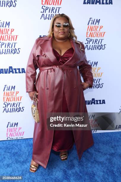 Da'Vine Joy Randolph attends the 2024 Film Independent Spirit Awards on February 25, 2024 in Santa Monica, California.