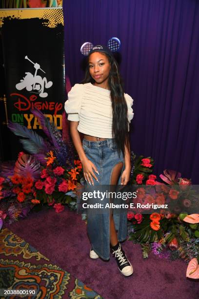 Teala Dunn attends a HBCU Alumni & Divine Nine Special Screening of Walt Disney Animation and Kugali's, “IWÁJÚ" at El Capitan Theatre in [Hollywood],...