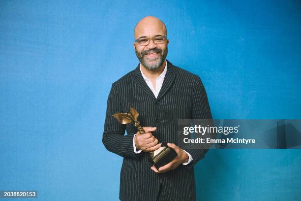 Jeffrey Wright poses in the IMDb Portrait Studio at the 2024 Independent Spirit Awards on February 25, 2024 in Santa Monica, California.