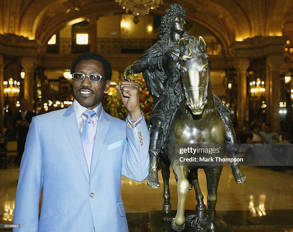 Actor Wesley Snipes attends the Steinmetz Grand Prix Gala dinner ...