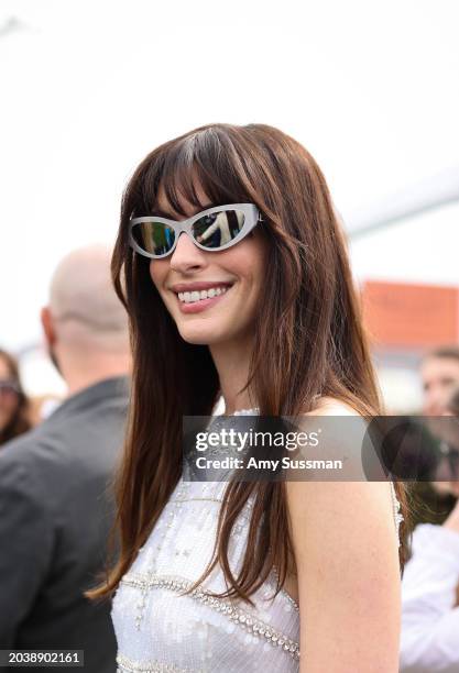 Anne Hathaway attends the 2024 Film Independent Spirit Awards on February 25, 2024 in Santa Monica, California.