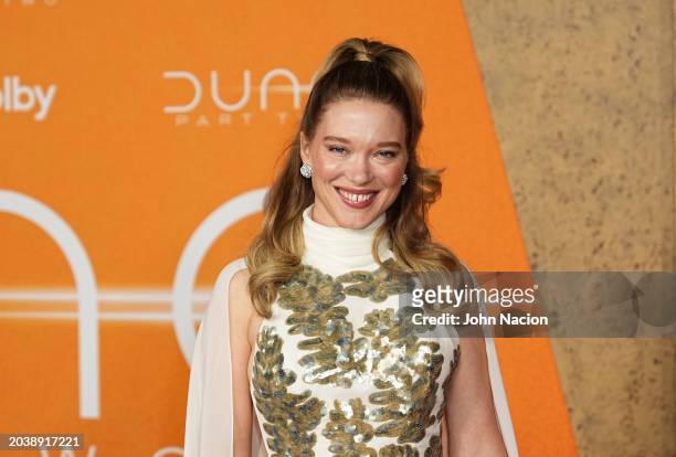 Léa Seydoux attends the "Dune: Part Two" New York Premiere at Lincoln Center on February 25, 2024 in New York City.