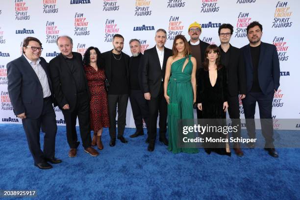 Xosé Zapata, Carlos Juárez, Sergio Adrià, Alberto Ammann, Laura Gómez, Juan Sebastián Vasquez, Alejandro Rojas and Carles Torras attend the 2024 Film...