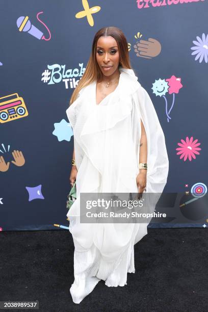 Jackie Aina attends TikTok's Visionary Voices Black Hollywood Brunch on February 25, 2024 in Los Angeles, California.