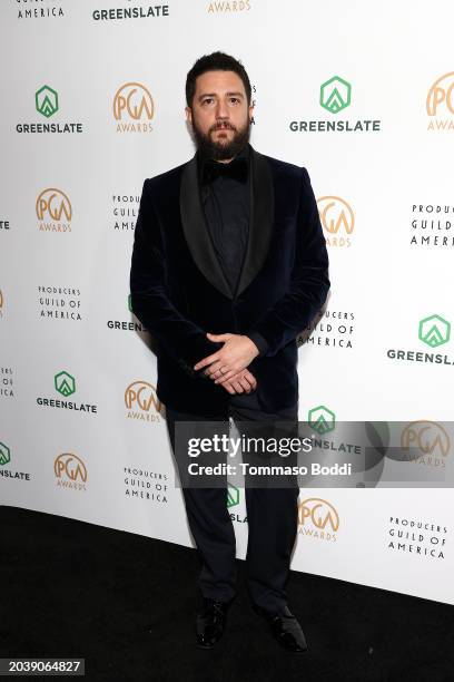 John Magaro attends the 35th Annual Producers Guild Awards at The Ray Dolby Ballroom on February 25, 2024 in Hollywood, California.