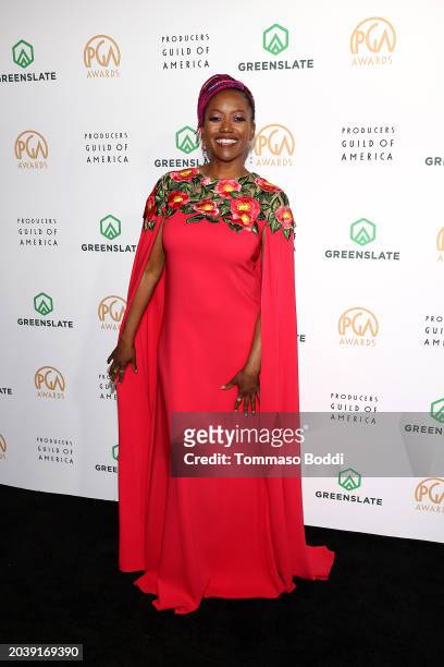 Erika Alexander attends the 35th Annual Producers Guild Awards at The Ray Dolby Ballroom on February 25, 2024 in Hollywood, California.