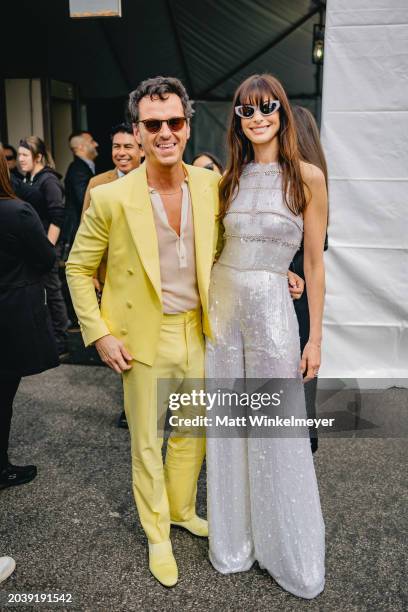 Andrew Scott and Anne Hathaway attend the 2024 Film Independent Spirit Awards on February 25, 2024 in Santa Monica, California.