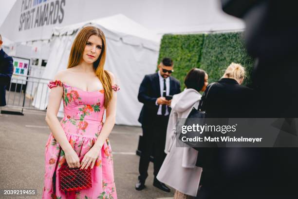 Anna Kendrick attends the 2024 Film Independent Spirit Awards on February 25, 2024 in Santa Monica, California.