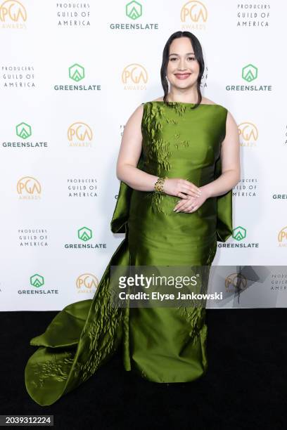 Lily Gladstone attends the 35th Annual Producers Guild Awards at The Ray Dolby Ballroom on February 25, 2024 in Hollywood, California.
