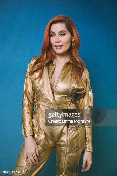 Trace Lysette poses in the IMDb Portrait Studio at the 2024 Independent Spirit Awards on February 25, 2024 in Santa Monica, California.