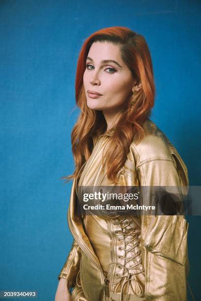 Trace Lysette poses in the IMDb Portrait Studio at the 2024 Independent Spirit Awards on February 25, 2024 in Santa Monica, California.