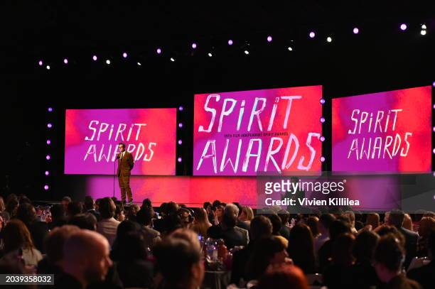 Josh Welsh, President of Film Independent attends the 2024 Film Independent Spirit Awards Partners on February 25, 2024 in Santa Monica, California.