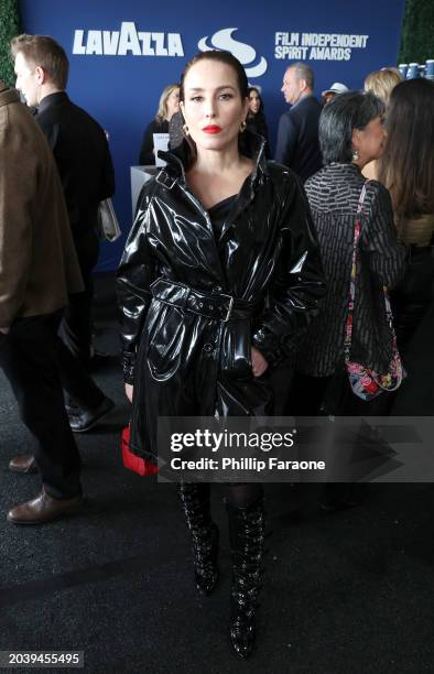 Noomi Rapace attends Lavazza at the 2024 Film Independent Spirit Awards on February 25, 2024 in Santa Monica, California.