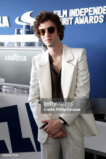 Dominic Sessa attends Lavazza at the 2024 Film Independent Spirit Awards on February 25, 2024 in Santa Monica, California.