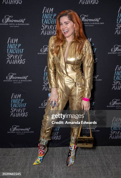 Actress Trace Lysette attends the 2024 Film Independent Spirit Awards - After Party at the Fairmont Miramar - Hotel & Bungalows on February 25, 2024...