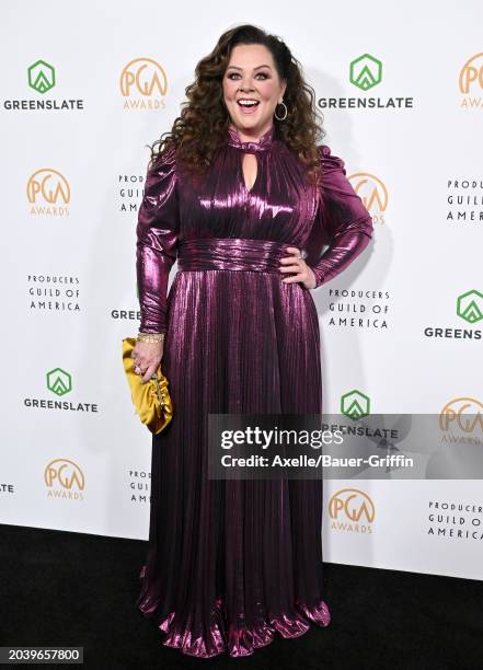 Melissa McCarthy attends the 35th Annual Producers Guild Awards at The Ray Dolby Ballroom on February 25, 2024 in Hollywood, California.