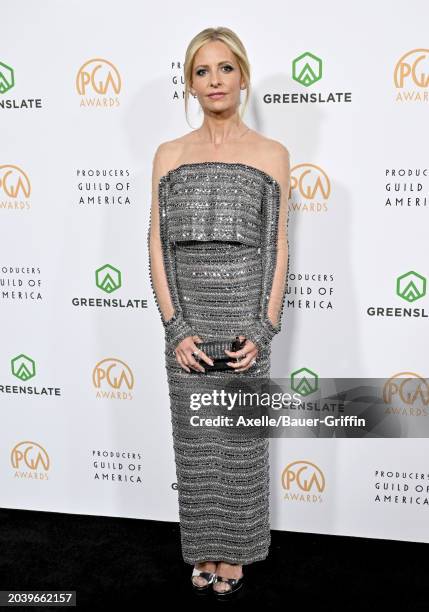 Sarah Michelle Gellar attends the 35th Annual Producers Guild Awards at The Ray Dolby Ballroom on February 25, 2024 in Hollywood, California.