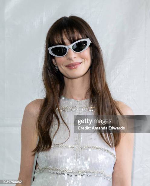 Actress Anne Hathaway attends the 2024 Film Independent Spirit Awards on February 25, 2024 in Santa Monica, California.