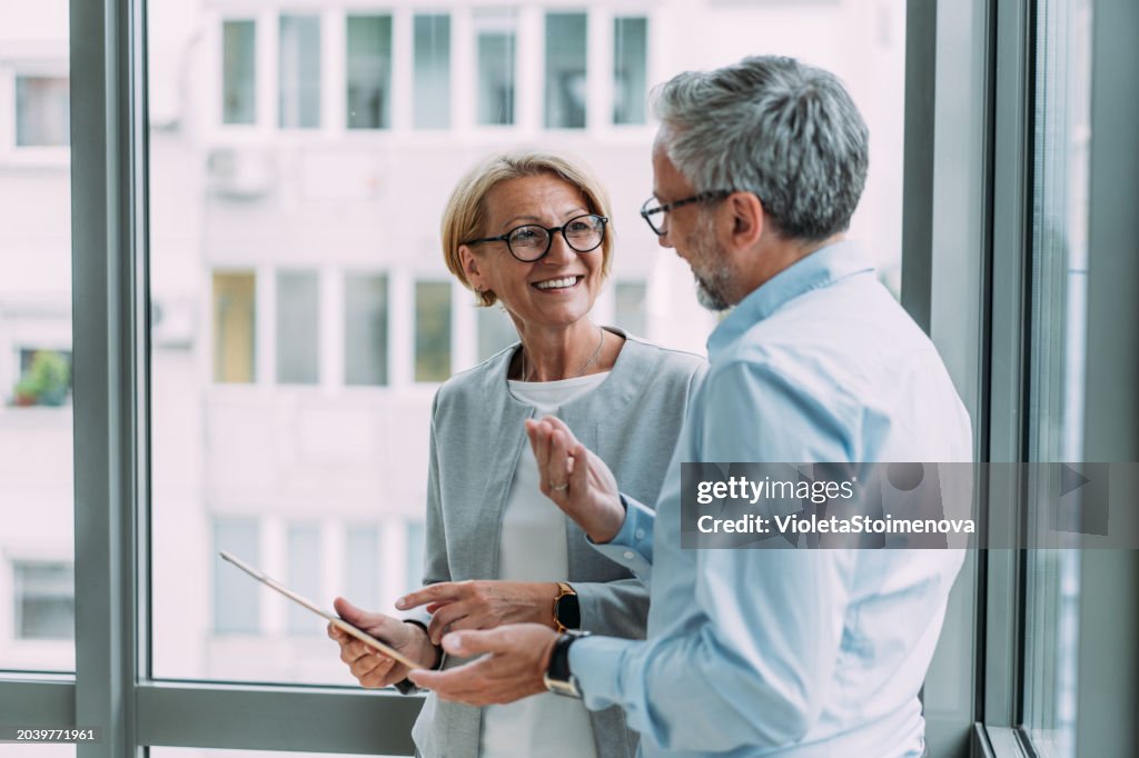 Business people in the office.