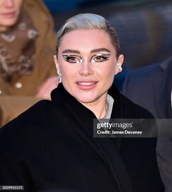 Florence Pugh leaves the "Dune: Part Two" premiere at Lincoln Center on February 25, 2024 in New York City.